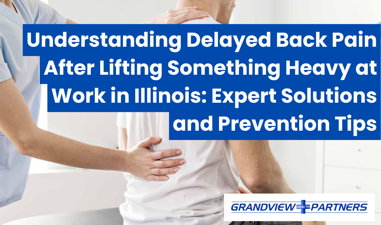 delayed back pain after lifting something heavy at work