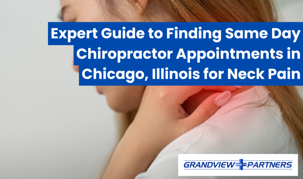 same day chiropractor appointment Chicago for neck pain