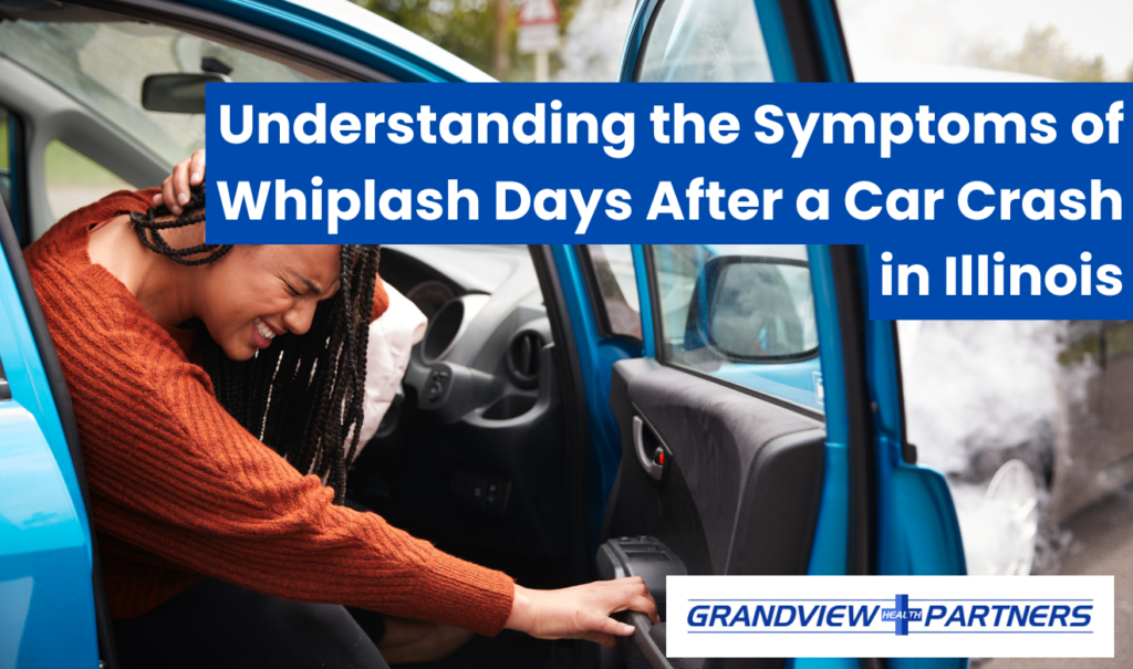 symptoms of whiplash days after a car crash